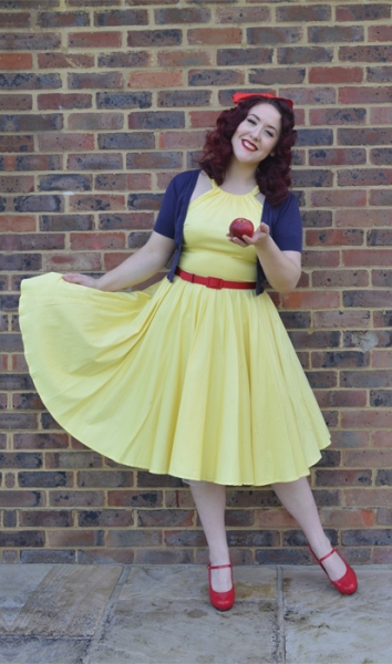 Pinup Vintage Snow White Easy Halloween costume fancy dress